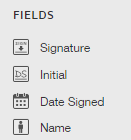 Sign a document via Docusign